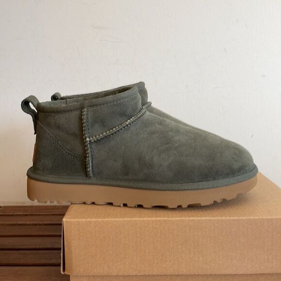 UGG Classic Ultra Mini Forest Night Women Size 6 - Picture 9 of 15